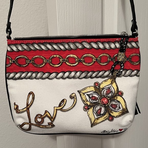 NWT Brighton Glitter & Go Canvas Pouch/Crossbody Bag - Picture 1 of 6